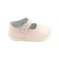 L'Amour Shoes Mia Scalloped Leather Mary Jane (Baby)
