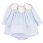 Sophie and Lucas Cuddle Cotton Petal Float Dress, Blue