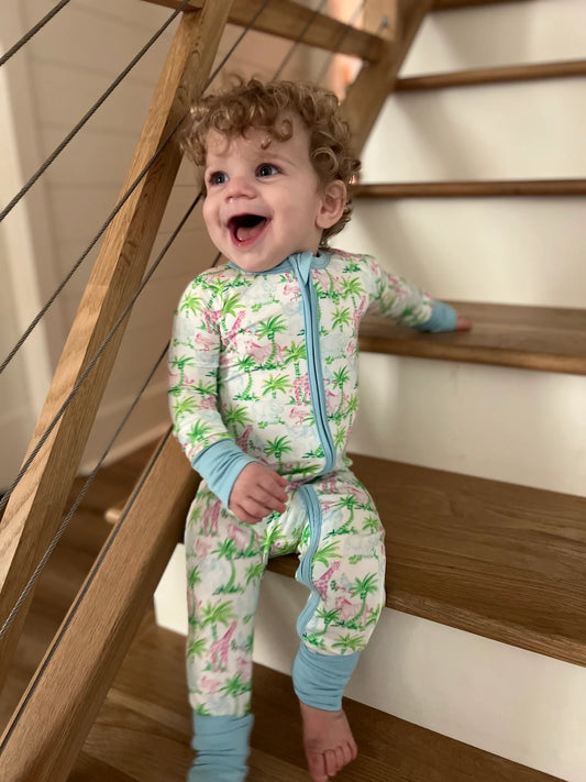 Sweet Bay Clothing Zoo Zipper Onesie