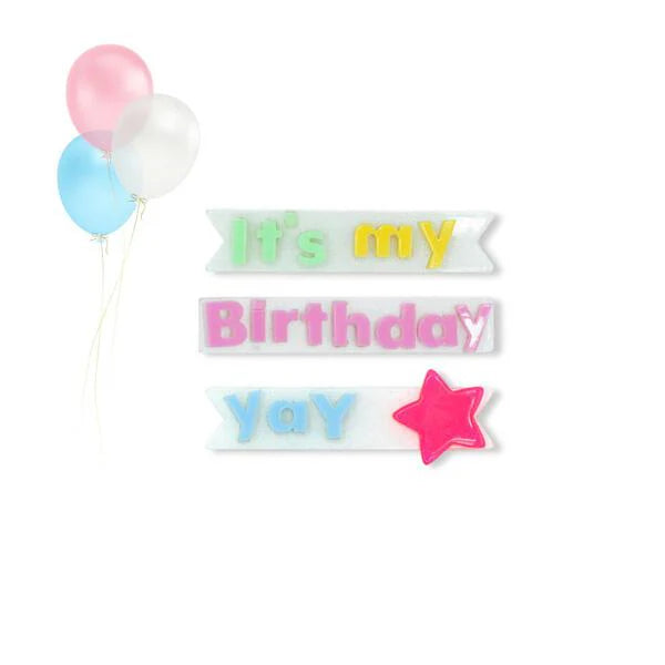 Lilies and Roses It's My Birthday Hair Clips