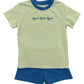 Itsy Bitsy Airplane Short Set
