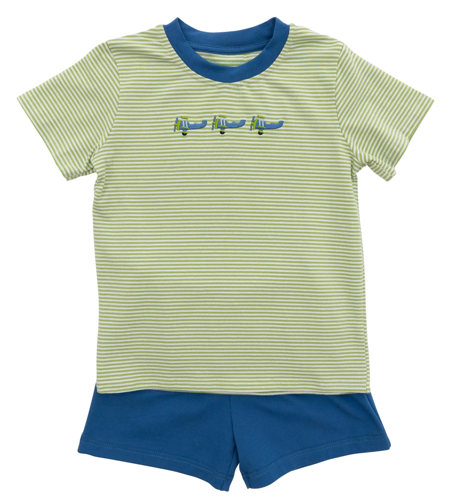 Itsy Bitsy Airplane Short Set