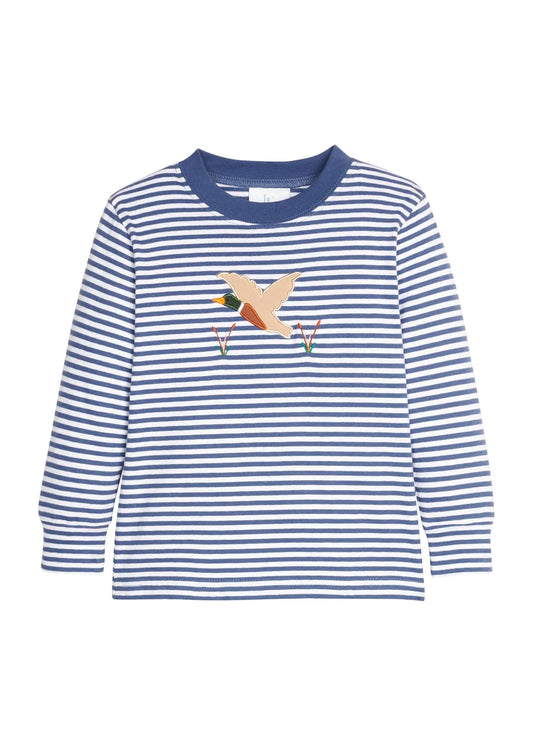 Little English Applique T-Shirt--Flying Mallard