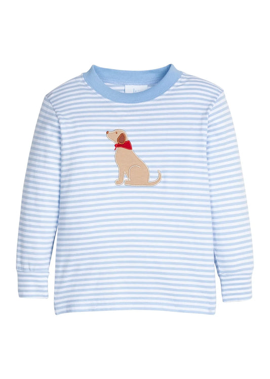 Little English Applique T-Shirt--Seated Lab