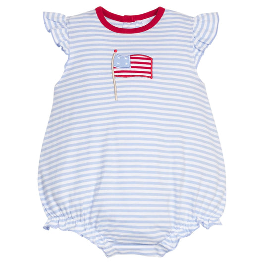Little English Applique Tilly Bubble--Flag