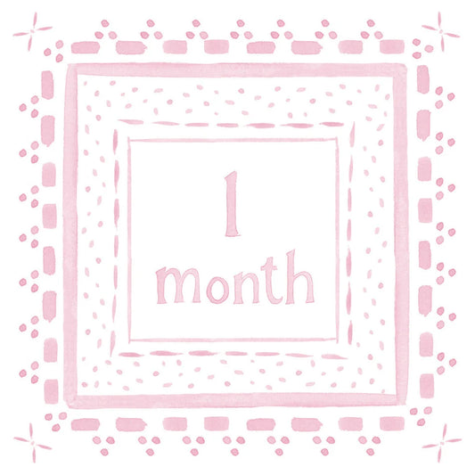 Proper Peony Milestone Cards--Pink