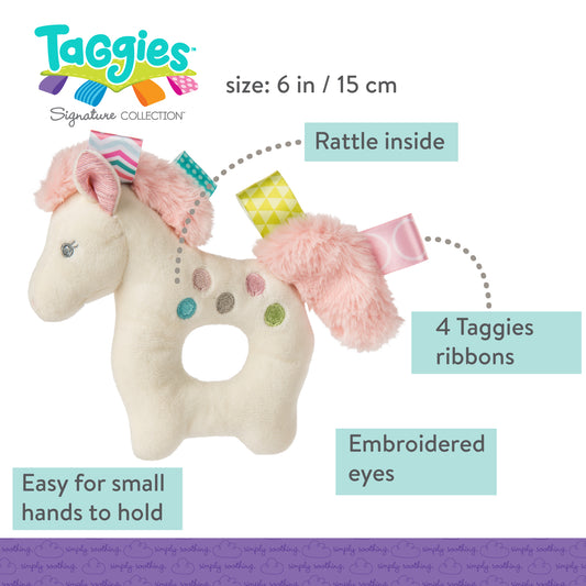 Mary Meyer Taggies Painted Pony Rattle