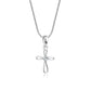 Cherished Moments Sterling Silver Children's Infinity Cross Necklace for Kids