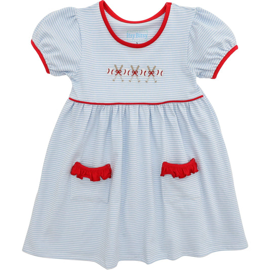 Itsy Bitsy Baseball Dress