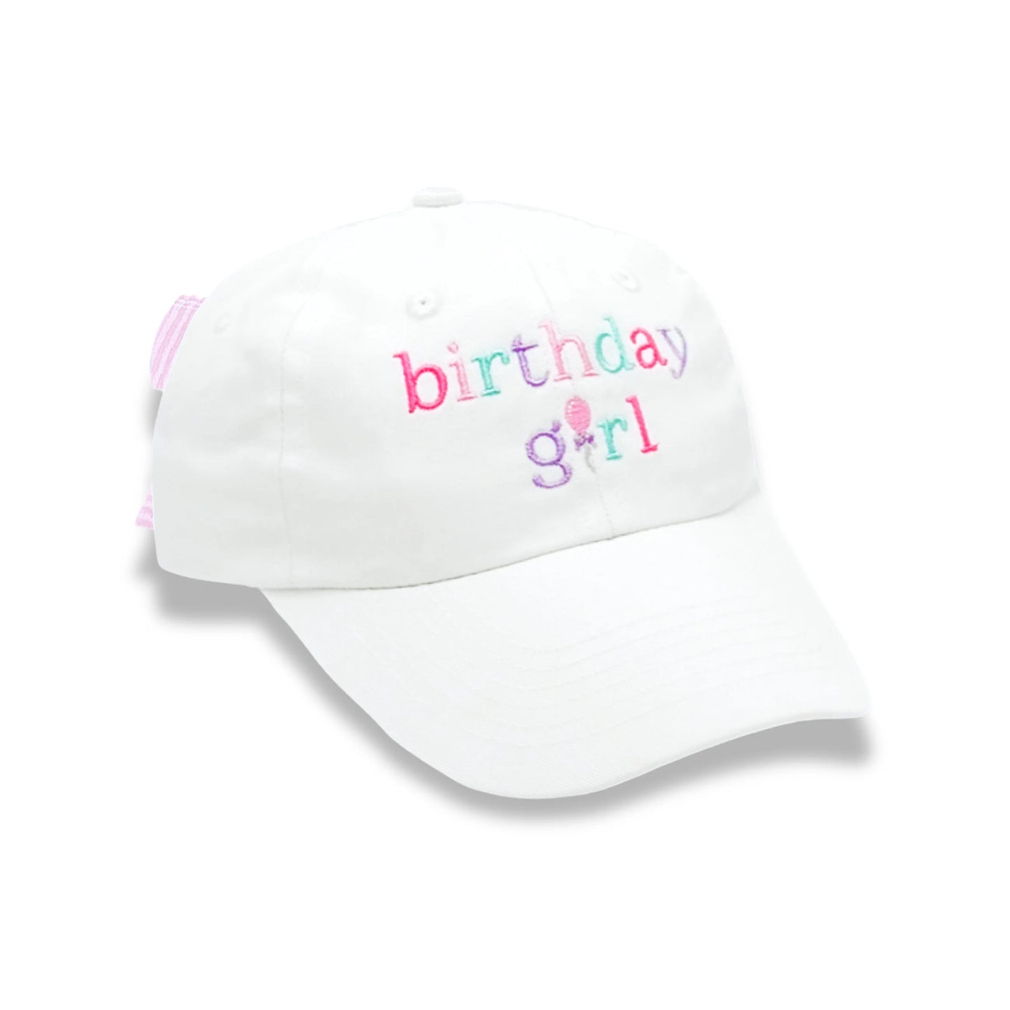 Bits & Bows Girls Birthday Baseball Hat