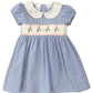Lulu Bebe Rose Peter Rabbit Smocked Waist Dress
