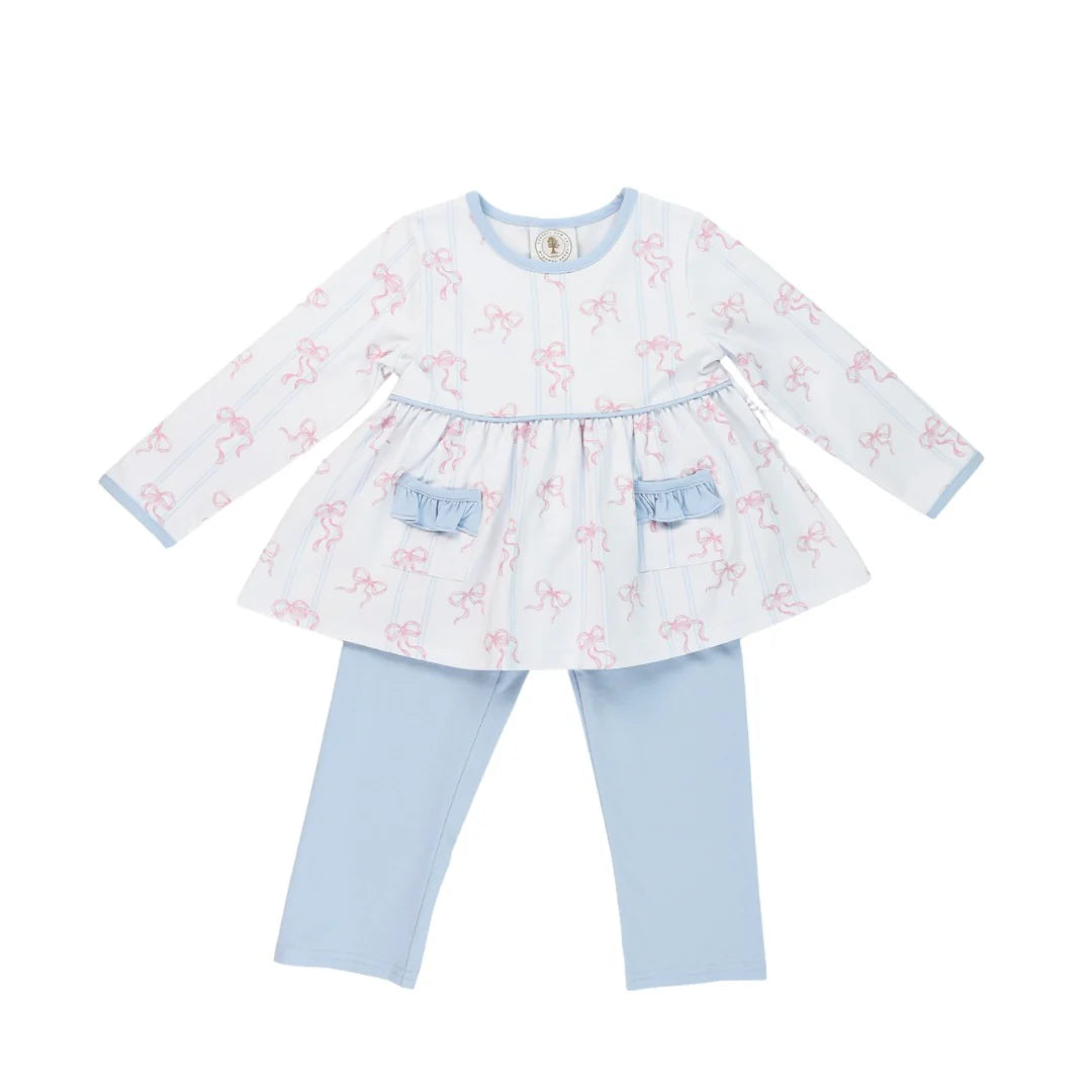 Cypress Row Bowtiful Girls Londyn Legging  Set