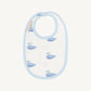 Beaufort Bonnet Burp Me Bib--Merrimack Quack Quacks/Buckhead Blue