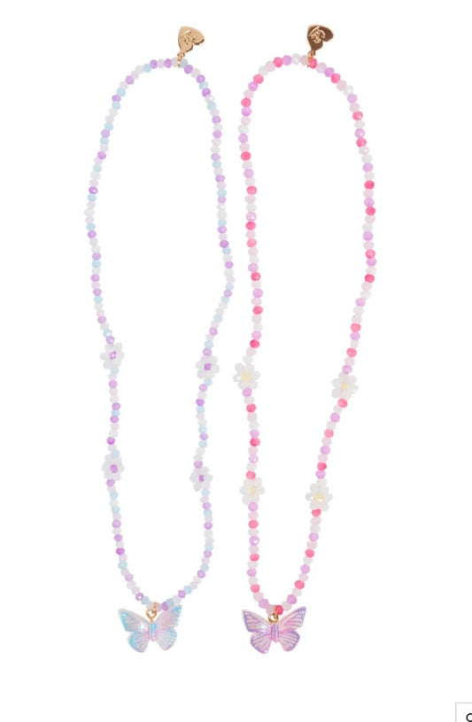 Great Pretenders Butterflies and Daisies Necklace