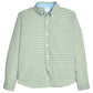 Little English Button Down Shirt--Watercress Gingham