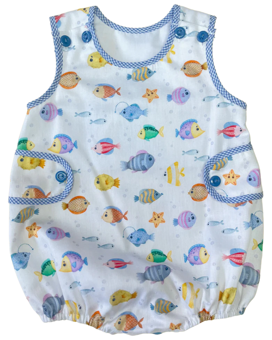 LuLu BeBe Cam Tropical Fish Sleeveless Bubble