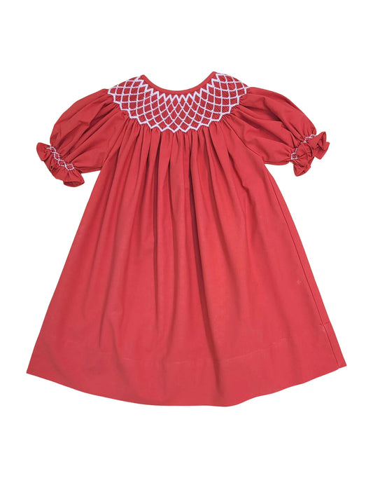 Sweet Dreams Catherine Red Dress with White Pearls