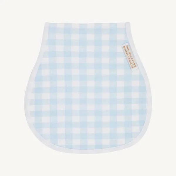 Beaufort Bonnet Oopsie Daisy Burp Cloth--Buckhead Blue Gingham