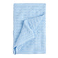 Little English Cable Knit Blanket--Light Blue