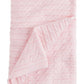 Little English Cable Knit Blanket--Light Pink