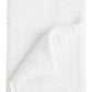 Little English Cable Knit Blanket--White