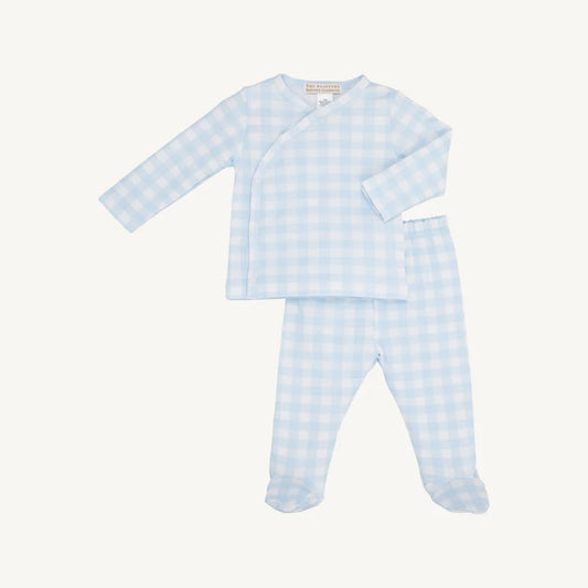 Beaufort Bonnet Cameron Cross-Front Set--Buckhead Blue Gingham