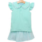 Trotter Street Camilla Skort Set--Mint Stripe