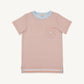 Beaufort Bonnet Carter Crewneck--Seashore Sherbet and Buckhead Blue Stripe