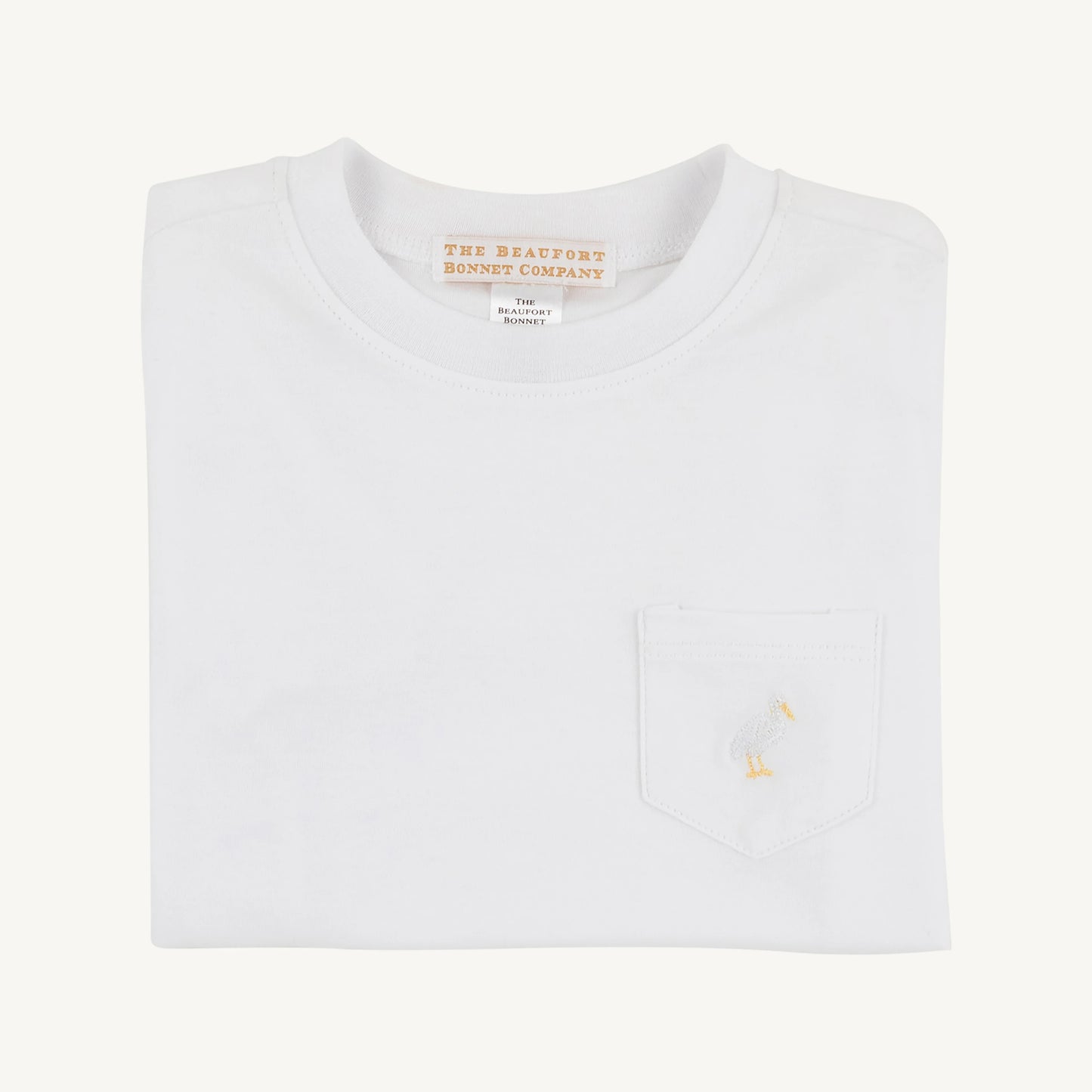Beaufort Bonnet Carter Crewneck Pocket--Worth Avenue White
