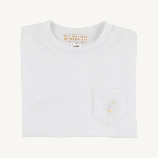 Beaufort Bonnet Carter Crewneck Pocket--Worth Avenue White
