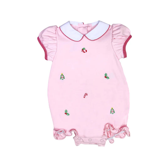 Zuccini Christmas Ornaments Louisa Bubble, Pink Knit