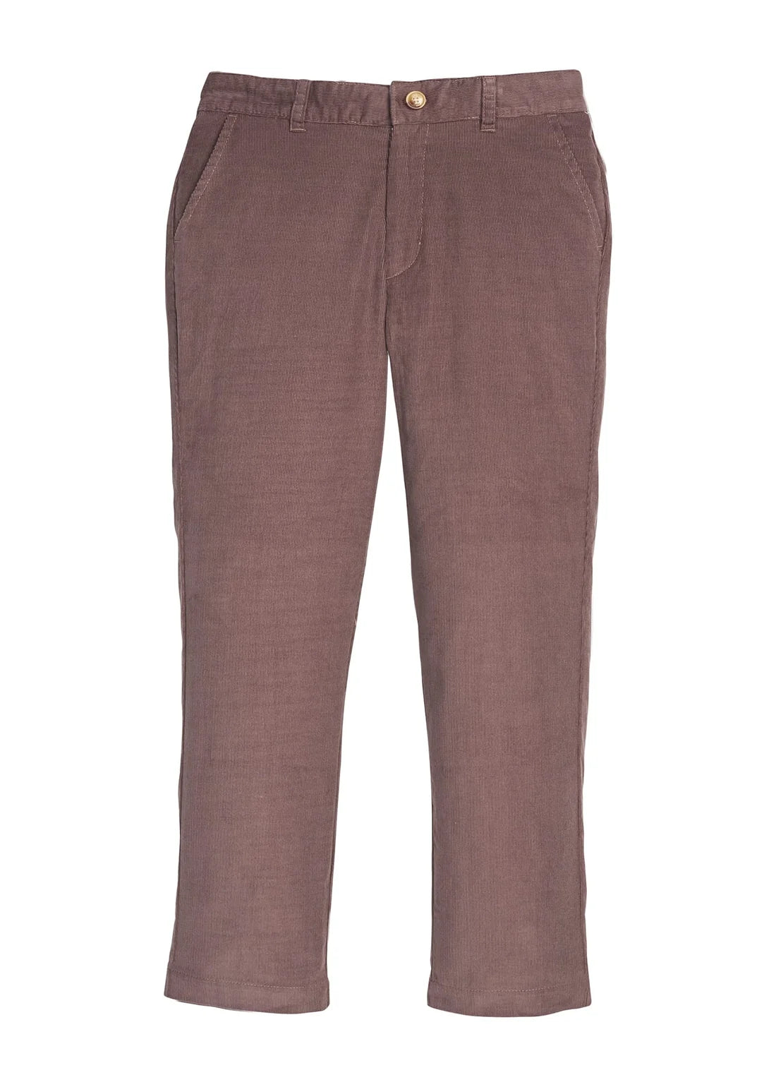 Little English Classic Pants--Chocolate Corduroy