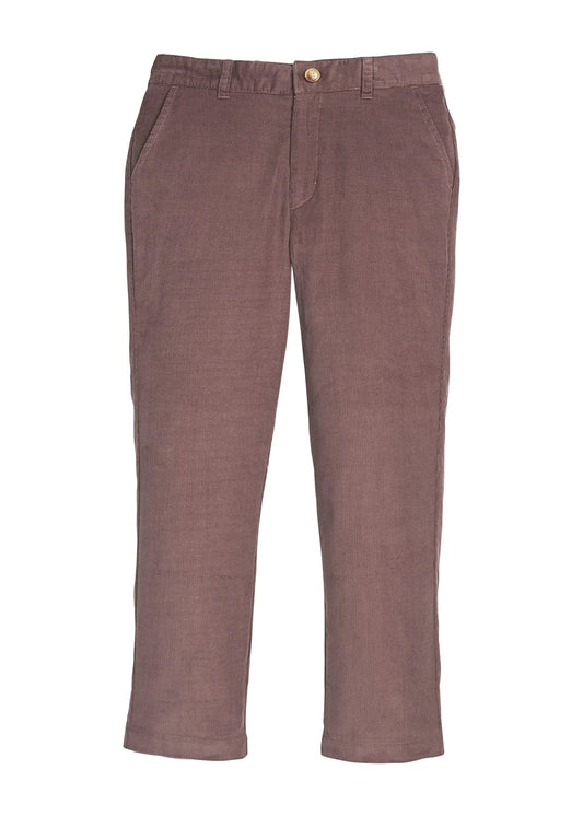 Little English Classic Pants--Chocolate Corduroy