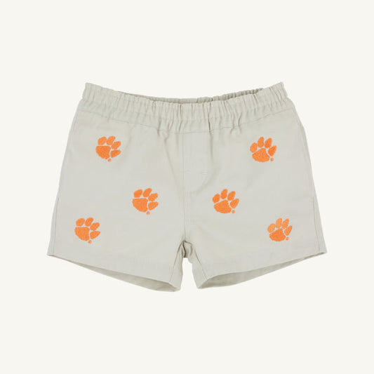 Beaufort Bonnet Critter Sheffield Shorts--Saratoga Stone Clemson