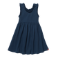 Coop by Pink Chicken joy ruffle rib dress - navy