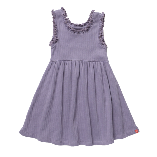Coop by Pink Chicken joy ruffle rib dress - Purple