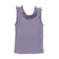 Coop by Pink Chicken joy ruffle rib tank - purple