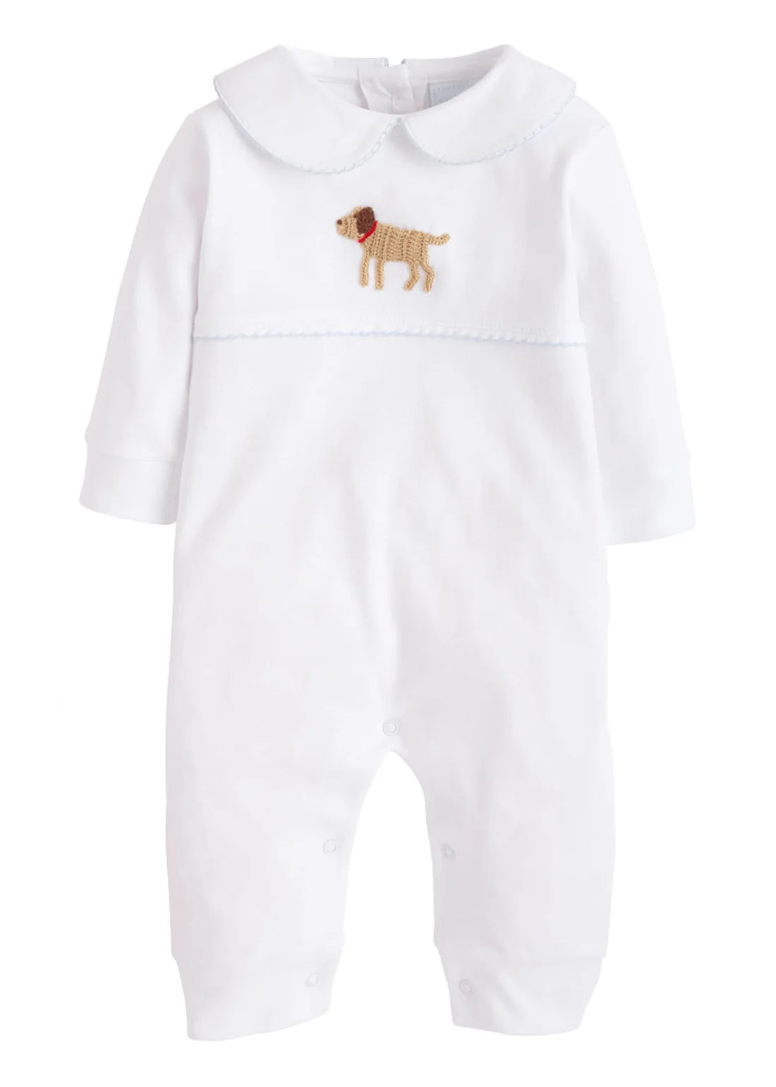 Little English Crochet Playsuit--Boy Lab