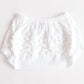 Terry Tots Diaper Cover--Ecru Ruffles