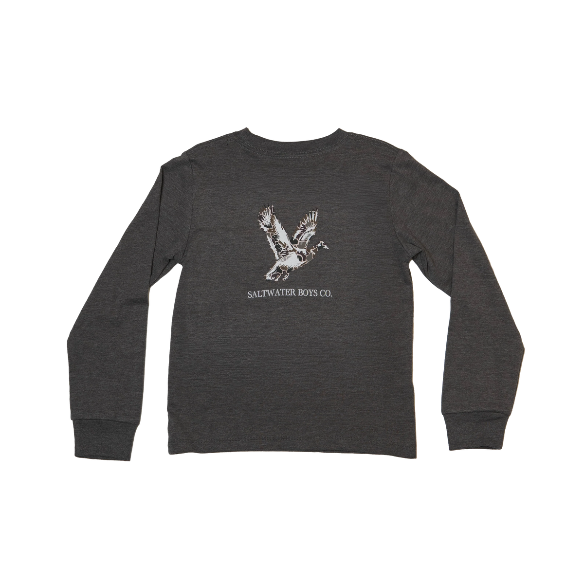 Saltwater Boys Long Sleeve Graphic Tee--Camo Duck