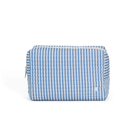 TRVL Design Quilted Everyday Bag Pimlico Stripe Chambray
