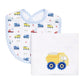 Three Marthas Dump Truck Basic Bib and Burp Boxed Set