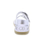 Footmates Shoes Eco-Ariel - Silver Microfiber