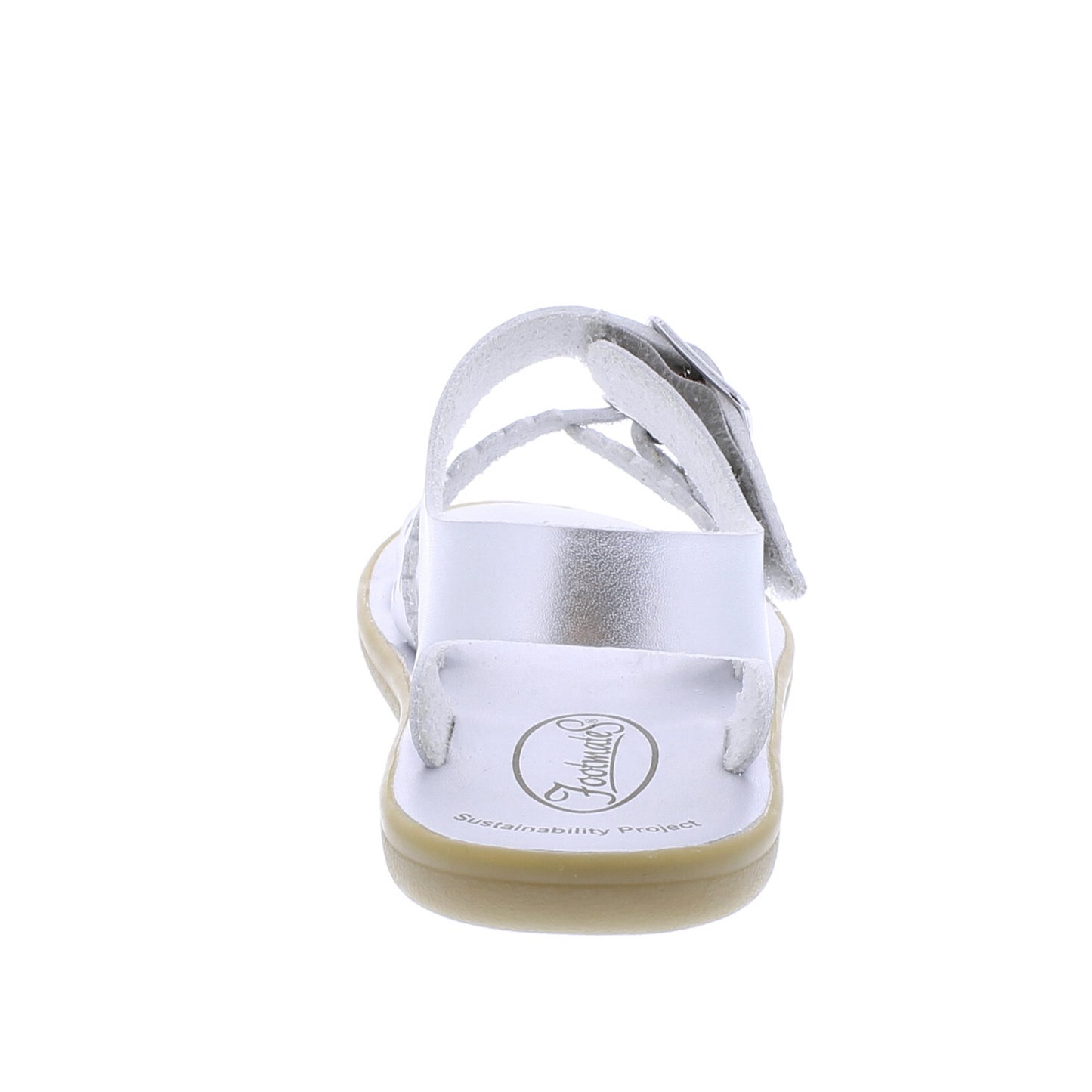 Footmates Shoes Eco-Ariel - Silver Microfiber