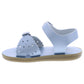 Footmates Shoes Eco-Ariel - Blue Pearl Microfiber