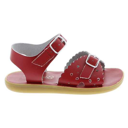 Footmates Shoes Eco-Ariel - Apple Red Microfiber