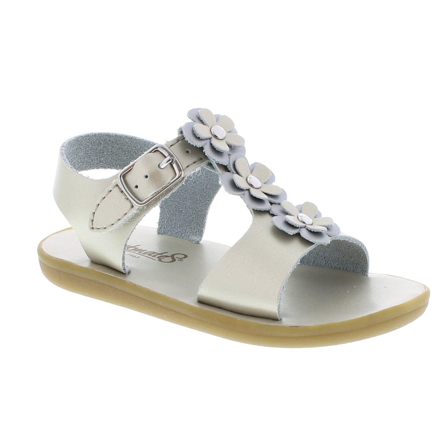 Footmates Shoes Eco-Jasmine - Soft Gold Microfiber