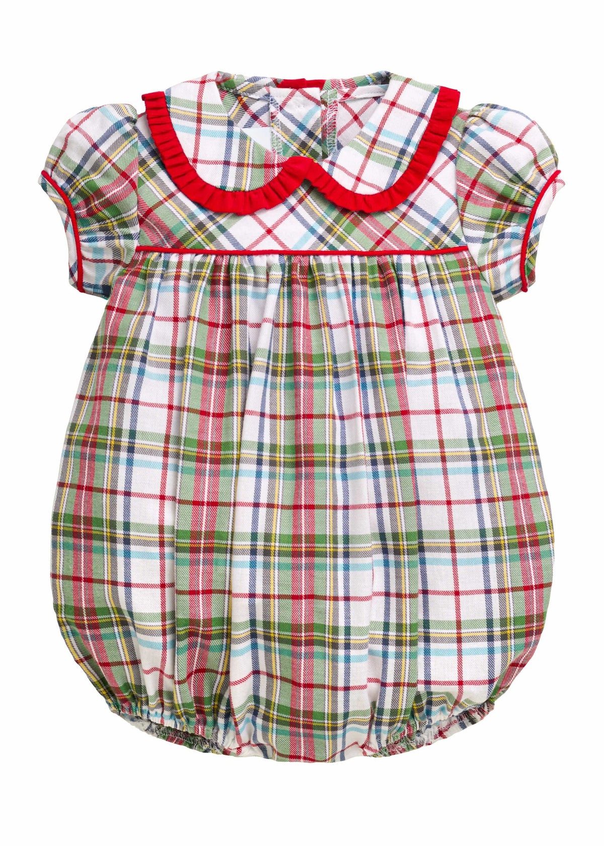 Little English Eleanor Bubble--Douglas Plaid