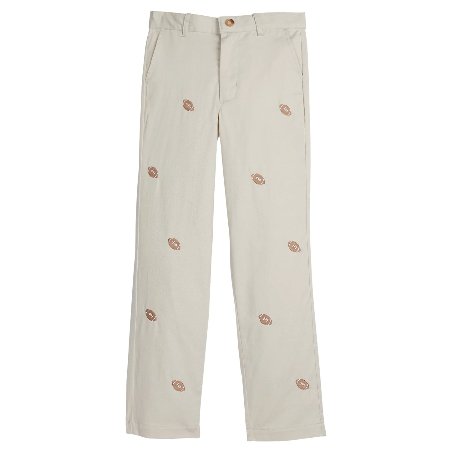 Little English Embroidered Classic Pant - Football