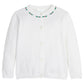 Little English Embroidered Essential Cardigan--Holly